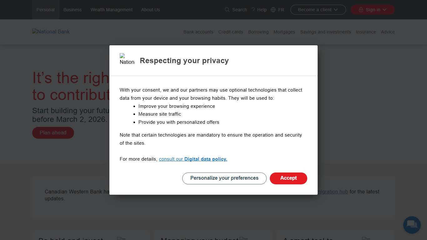 Personal Banking Solutions National Bank